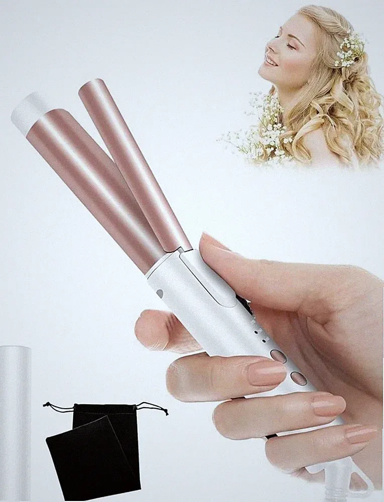 Mini Lockenstab Lockenstab Zange 25 mm schnell erhitzt Reisefertig kleiner Waver