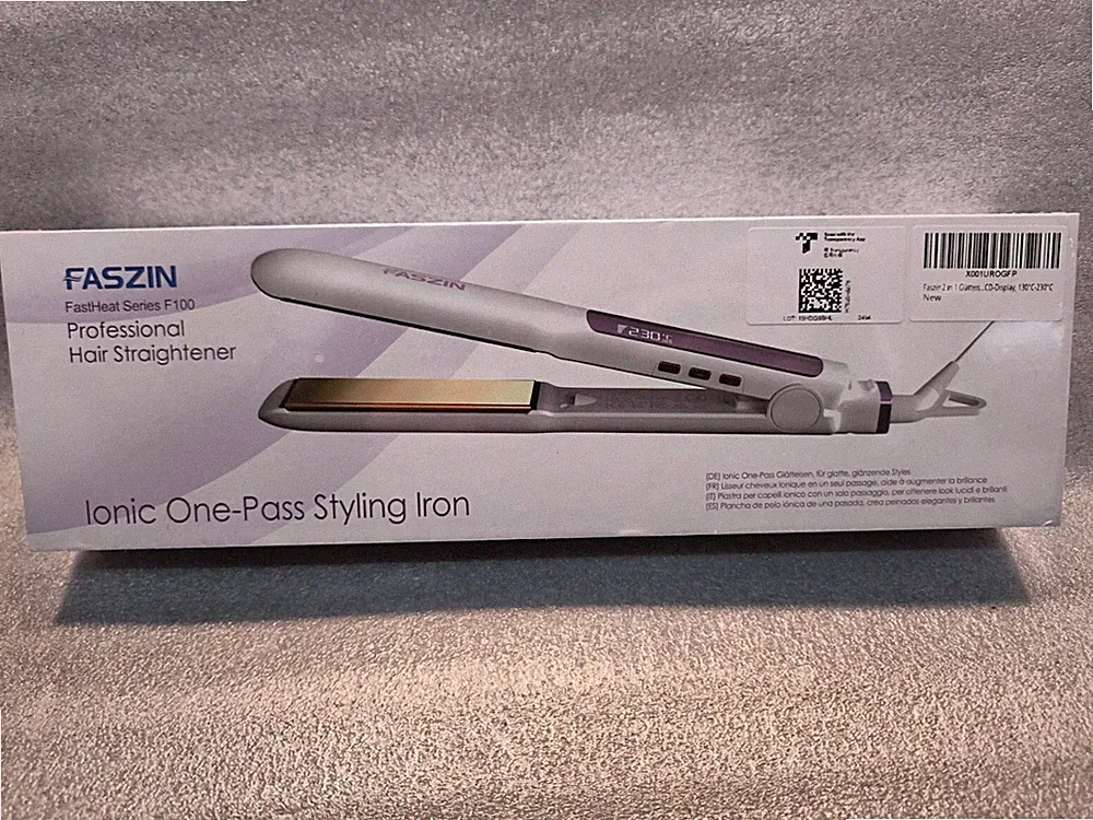 NEU/OVP Glätteisen Glätteisen Faszin F100 Ionic Styling Iron 2-in-1 Haarglätter