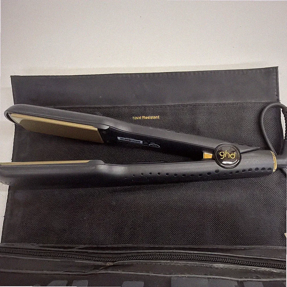 Original Ghd Max S7N421 Wide Plate Styler mit Plattenschutz, Wärmematte, Case.