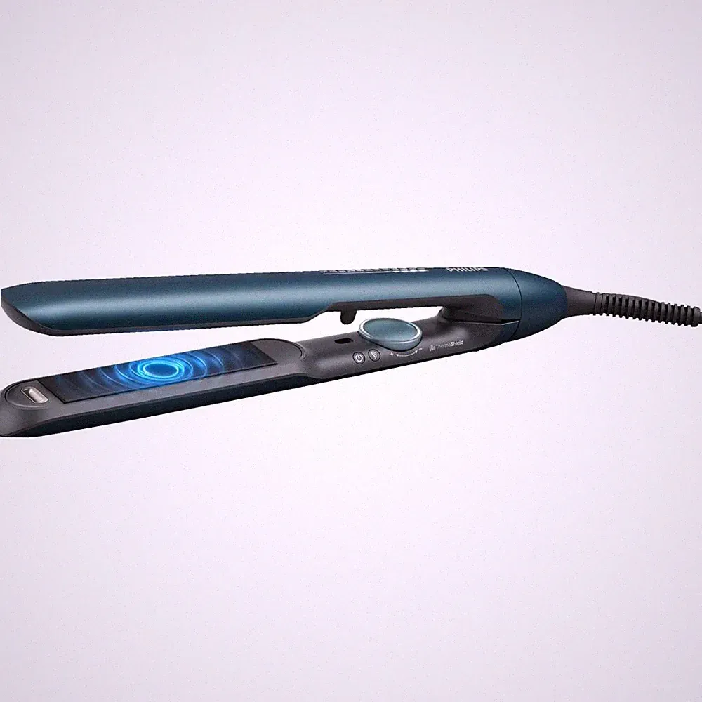 Philips BHS732/00 7000 Series Glätteisen Metallic Grün Keramik max: 230 °C