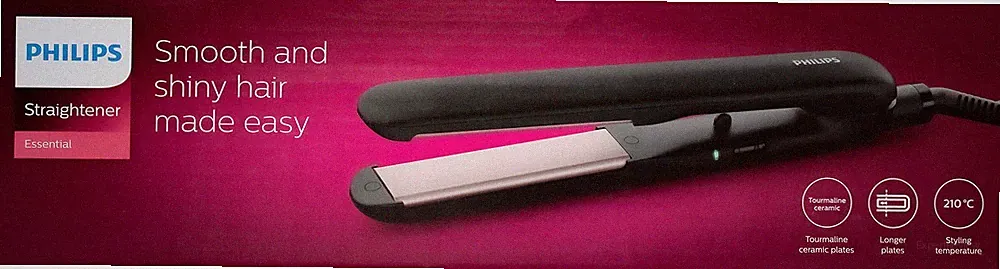 Philips Haarglätter Essential mit Turmalin-Keramikplatten HP8321/00