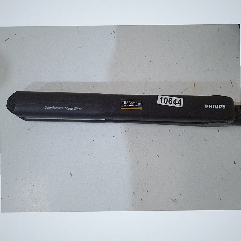 Philips Tresemme HP4642 Haarglätter Schwarz Kabelgebunden SalonStraight Nano-Silber