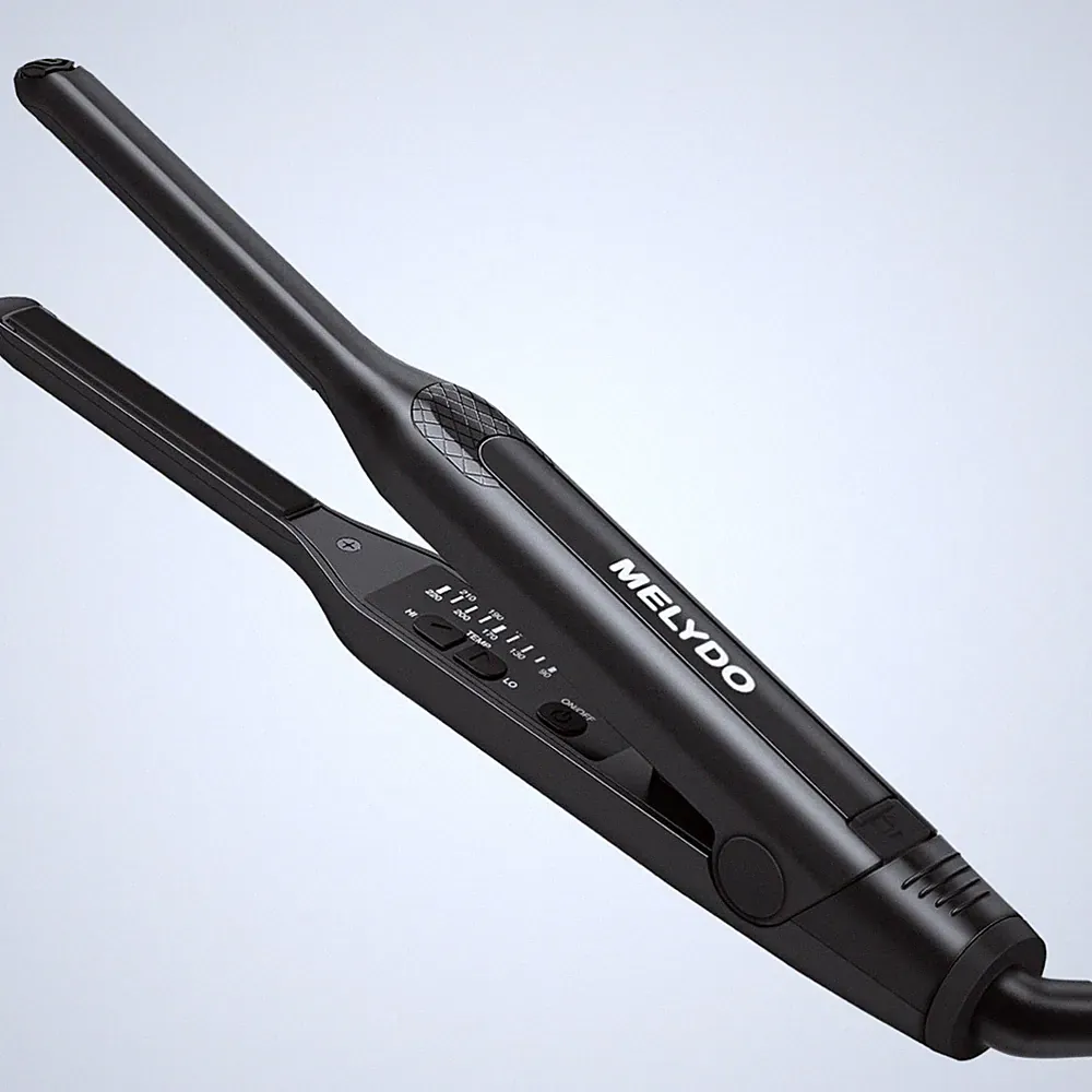 Profi Mini Glätteisen 2-in-1 für Kurze Haare | Locken und Glätten | Turmalin-...