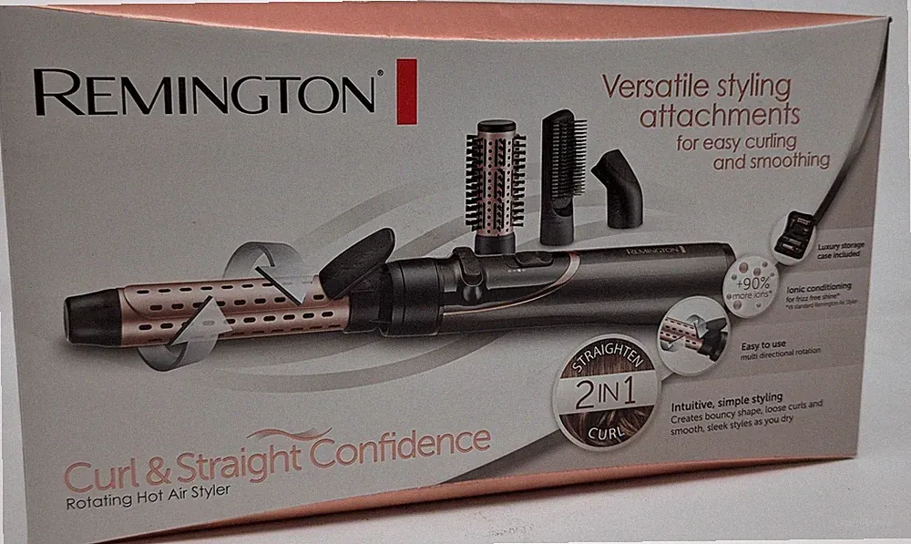 Remington AS8606 Black Airstyler Curl & Straight Confidence, Straighten & Wave