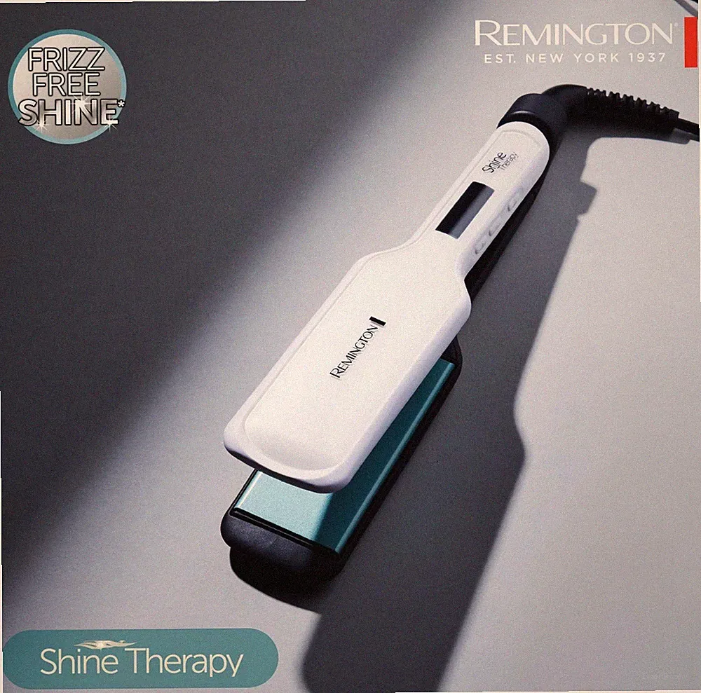 Remington Breiter Haarglätter Shine Therapy Keramik Arganöl Vitamin E LCD 230°C