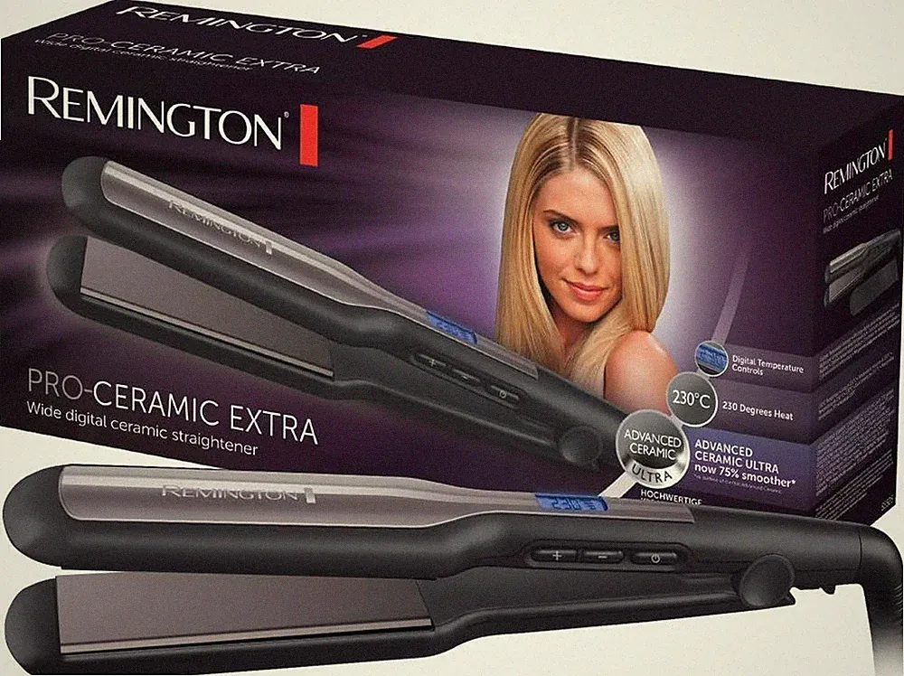 Remington Glätteisen Breit Pro-Ceramic Extra (Extra Breite 45Mm Stylingplatten