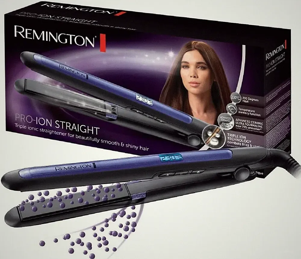 Remington Glätteisen [dreifache Ionen-Technologie: weniger Frizz & statische