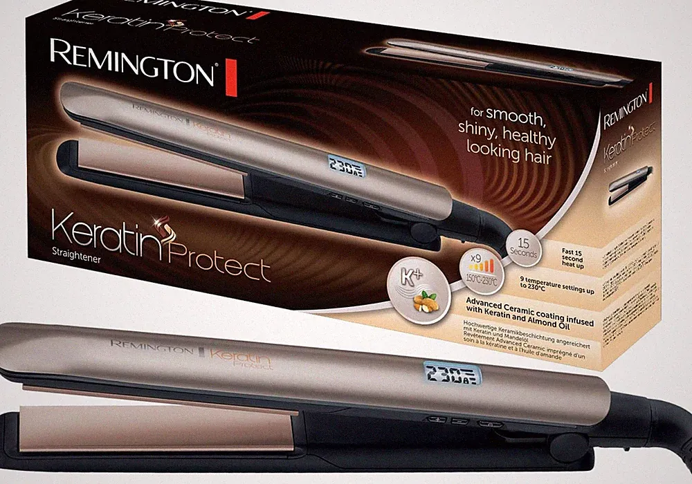 Remington Glätteisen [Hochwertige Beschichtung] Keratin (Keramikbeschichtung Mit