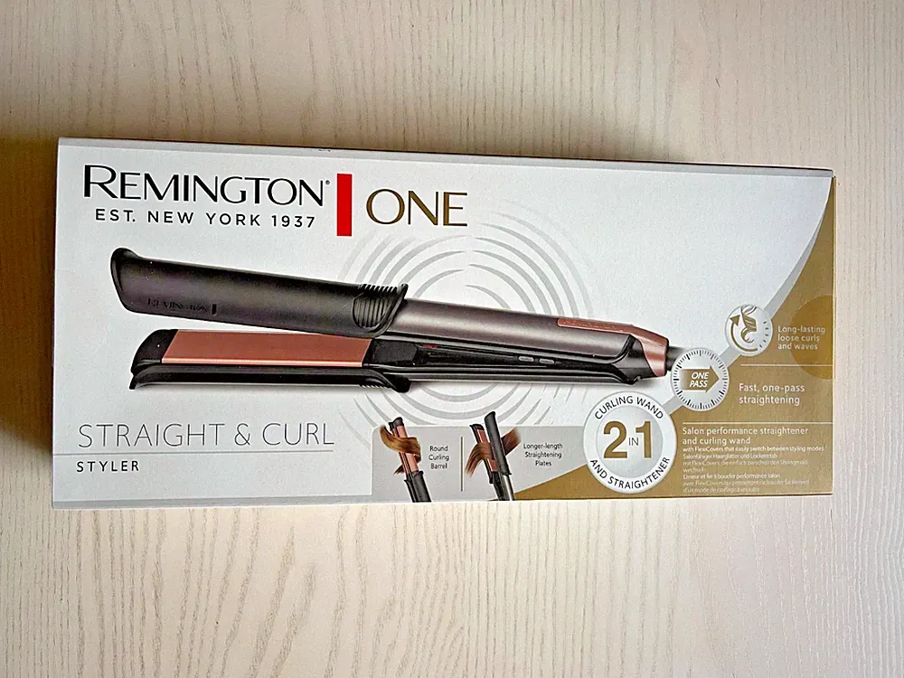 Remington Glätteisen & Lockenstab, S6077 ONE Straight & Curl Styler, NEU in OVP