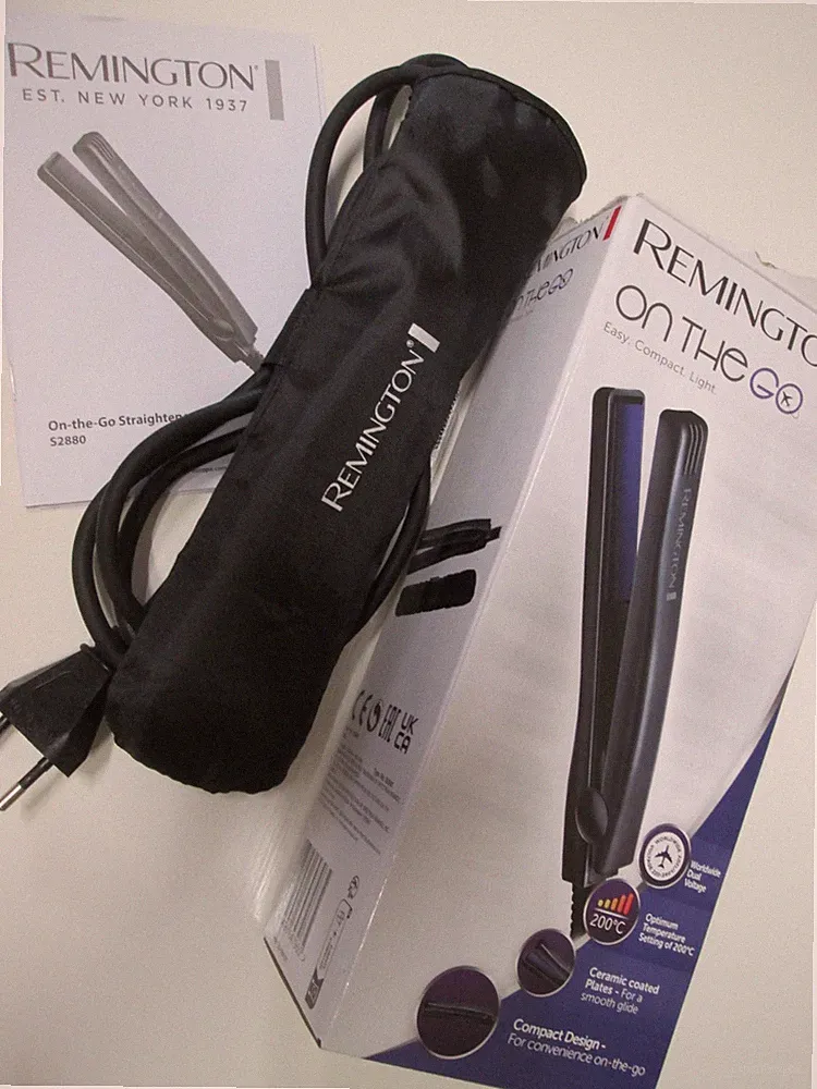 Remington Glätteisen Mini Haarglätter Reiseglätteisen Schwarz