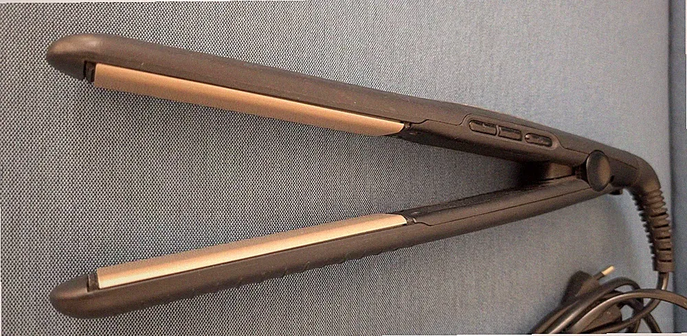 Remington Glätteisen Sleek & Curl Glätten und Locken wie neu LCD Display
