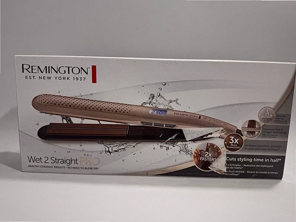 Remington Glätteisen Wet2Straight Pro (für Nass- & Trockenanwendung -zum Trockne