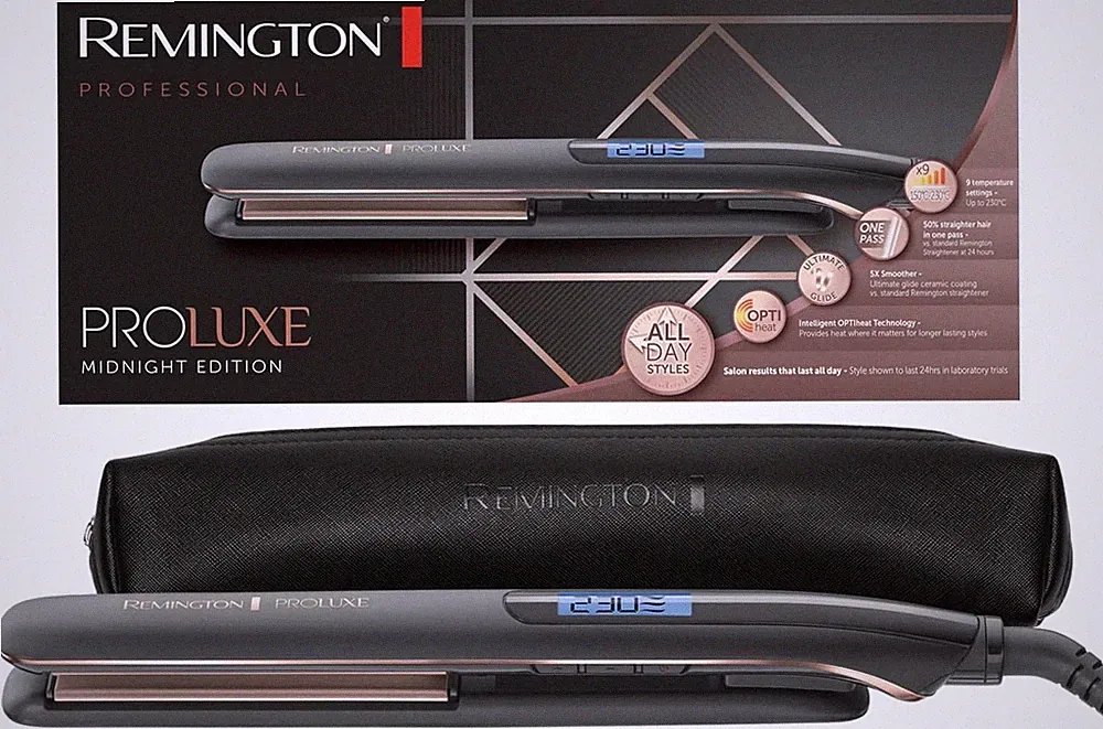 REMINGTON Haarglätter Glätteisen S9100B Proluxe Keramik LCD-Anzeige 150-235 °C