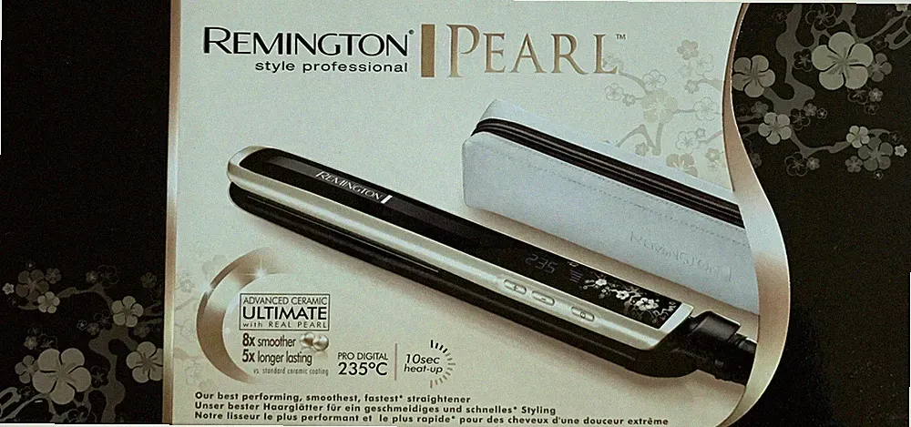 Remington Haarglätter Pearl S9500 LCD Display Keramikbeschichtung - EU Stecker