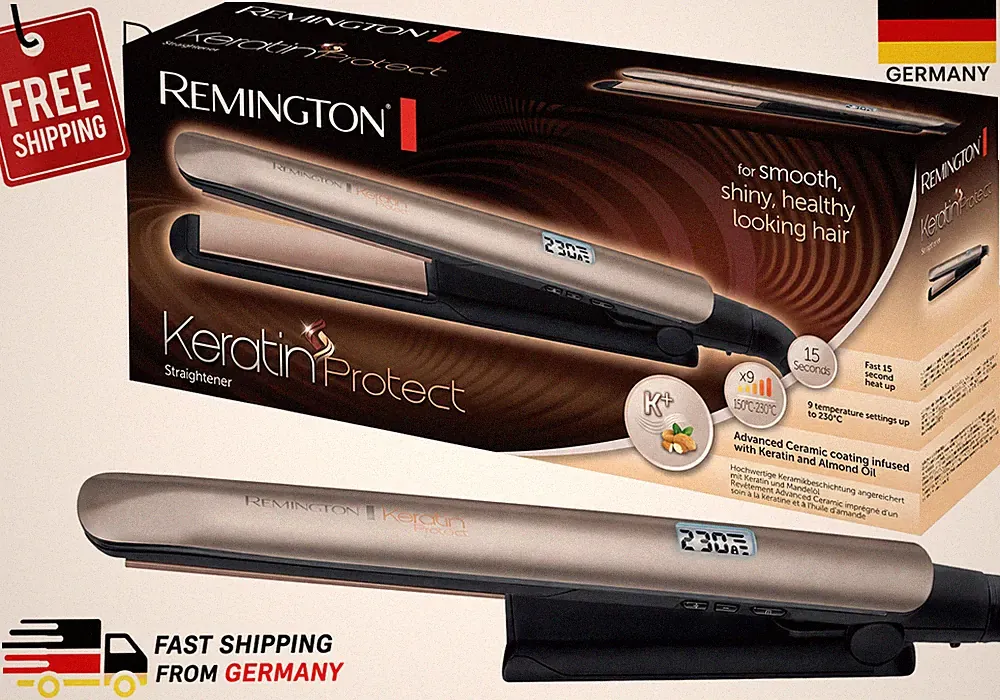 Remington Keratin Protect Glätteisen Haarglätter Keramikbeschichtung 230°C