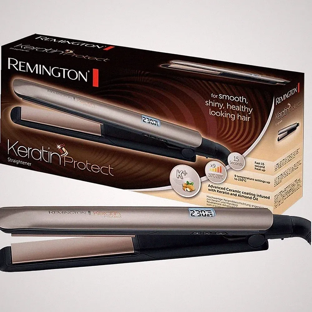 Remington Keratin Protect S8540 Haarglätter Glätteisen 150-230°C schwarz bronze