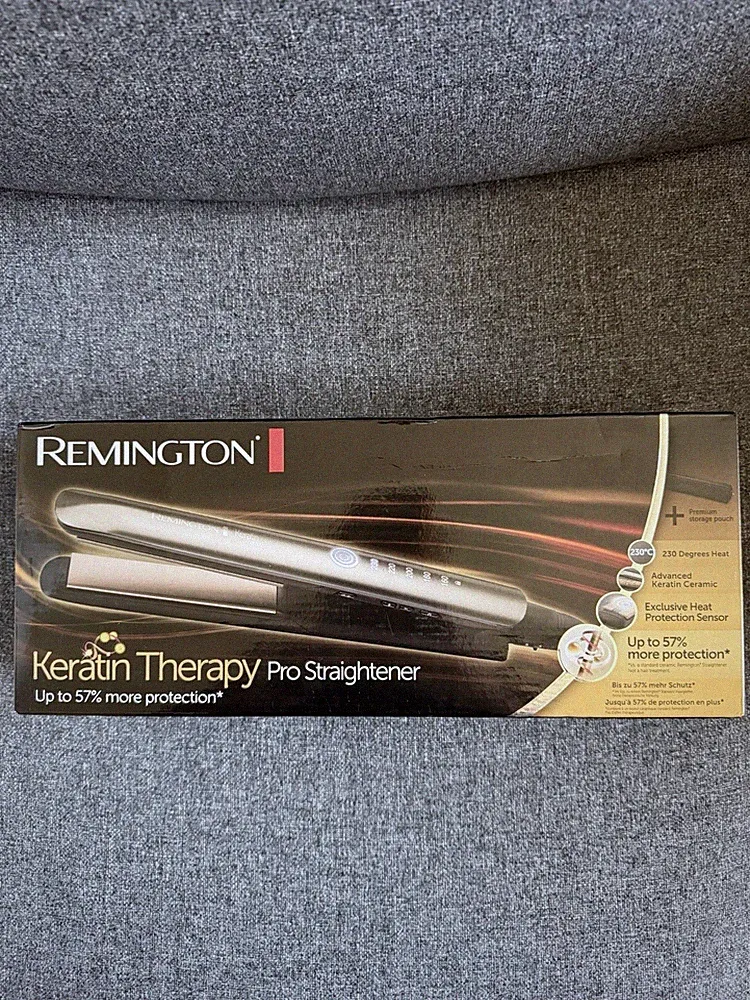 Remington Keratin Therapy Pro Straightener S8593 Glätteisen Beige/Schwarz
