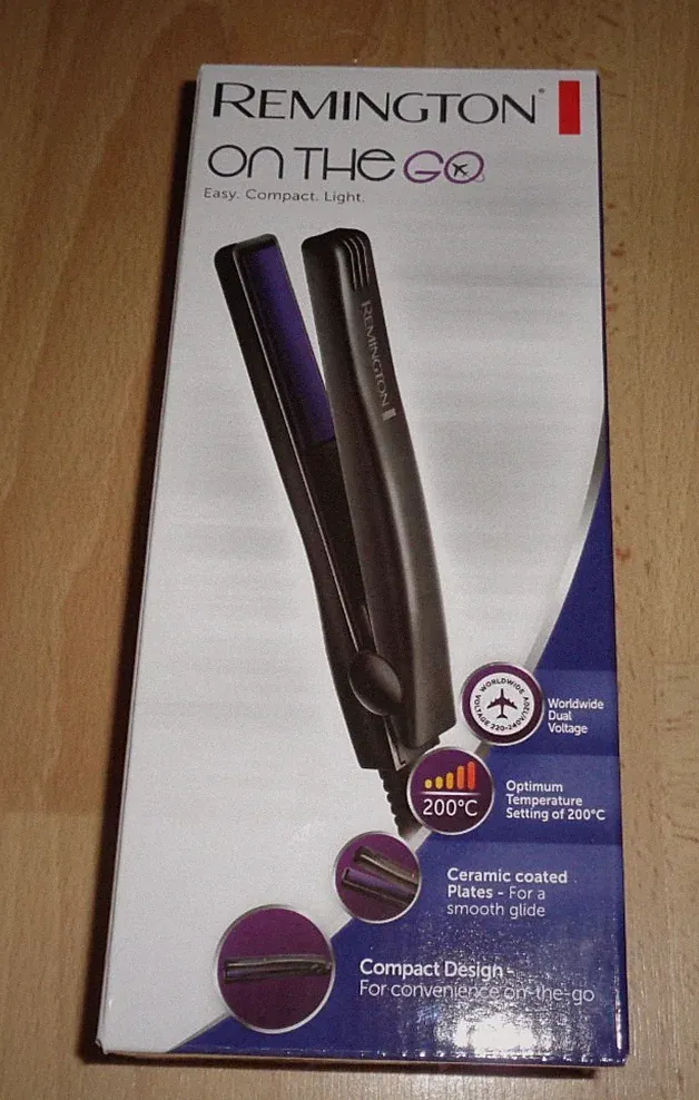 REMINGTON® On the Go Mini Haarglätter,Ceramic,,Schwarz,NEU!