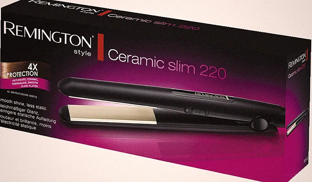 Remington S1510 Haarglätter Ceramic Slim 220°C Keramik antistatisch schwarz