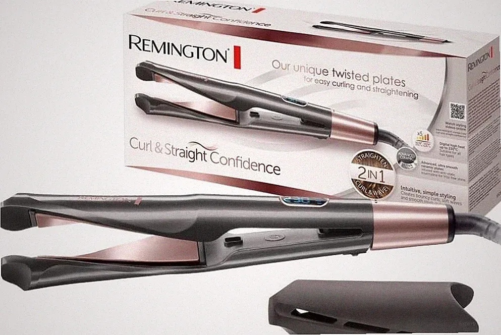 Remington S6606B Curl & Straight Confidence 2in1 Glätteisen Lockenstab