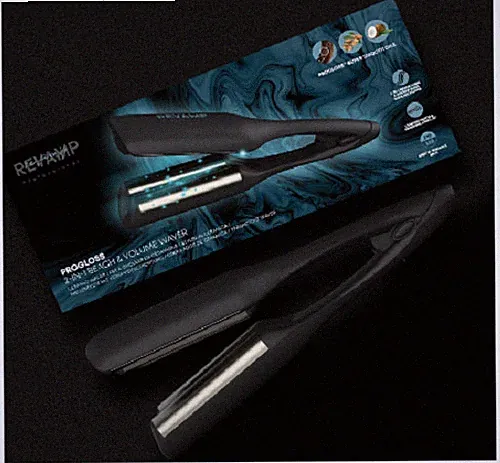 Revamp 2-in-1 Beach & Volume Professional Ceramic Waver - 2 Pin US Adapter