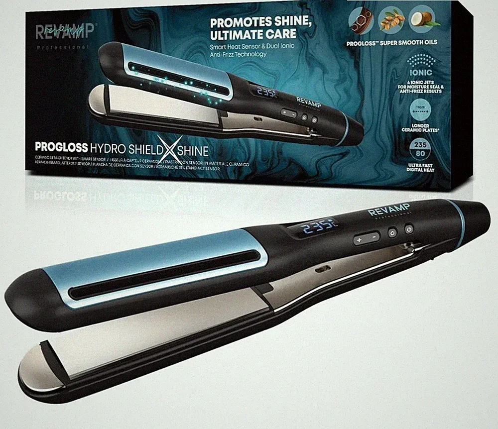 Revamp Progloss Hydro Shield X Shine Keramik Haarglätter ST-1800-GB