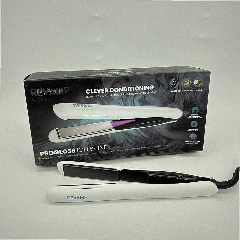 Revamp Progloss Ion Shine Keramik-Glätteisen mit Ionen-Technologie für jederzeit
