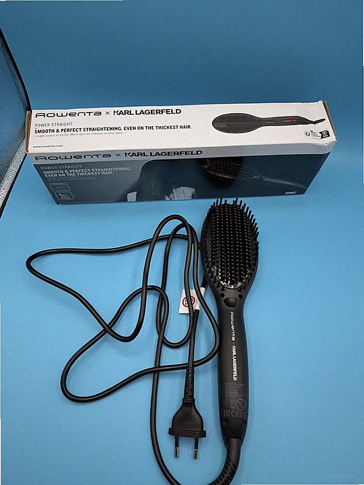 Rowenta Glättbürste CF582L Karl Lagerfeld Haartypen Styling Profi Power B-Ware