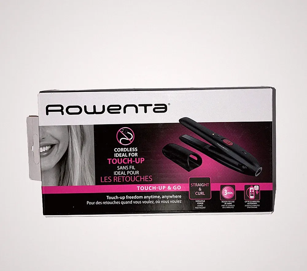 Rowenta SF1313 For Elite Nomad Haarglätter OVP mit gebrauchsspuren, schwarz