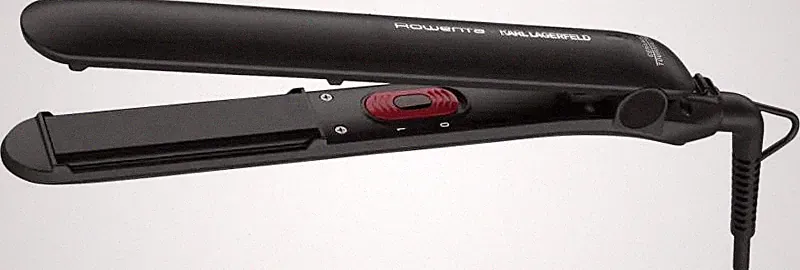 Rowenta SF161L EASYLISS Karl Lagerfeld Haarglätter Schwarz-Rot