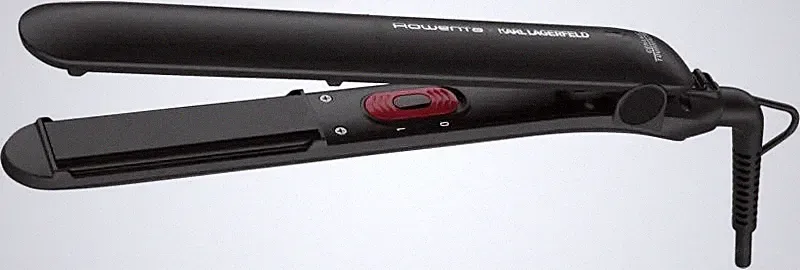 Rowenta SF161L EASYLISS Karl Lagerfeld Haarglätter Schwarz-Rot