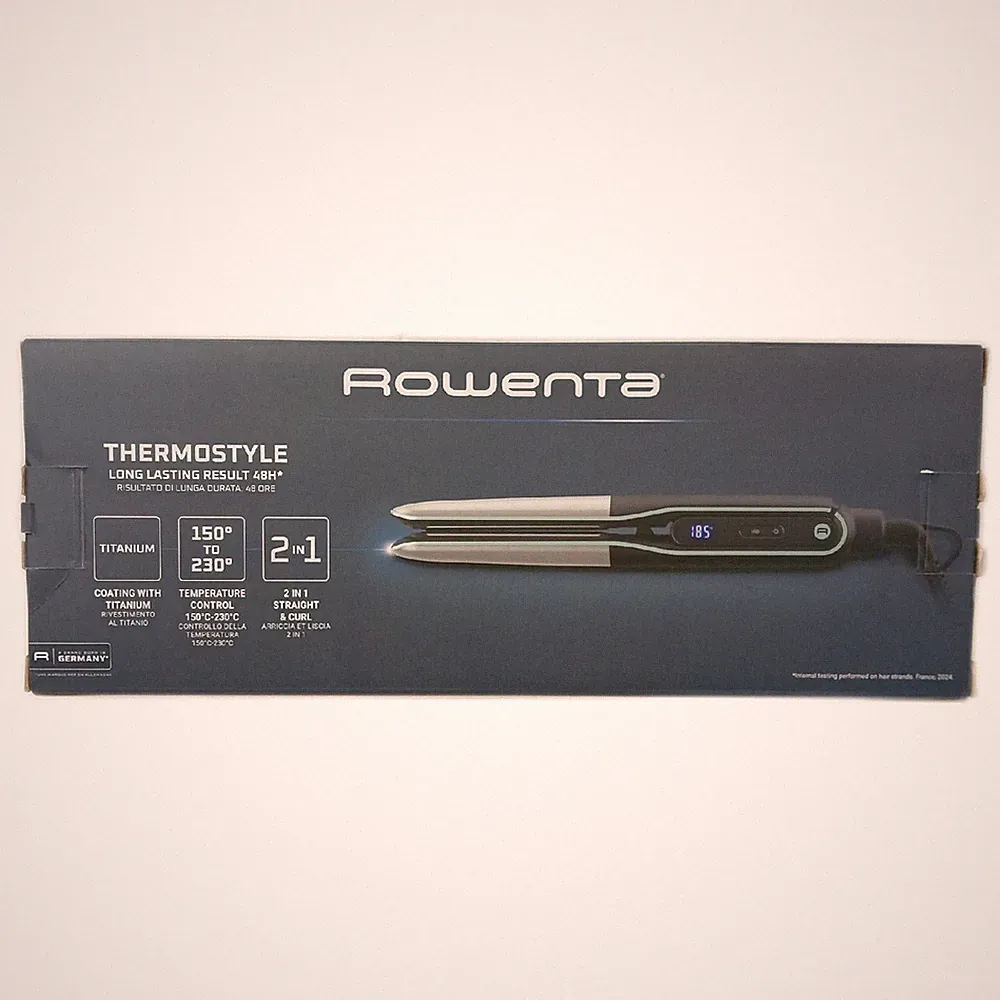 Rowenta Thermostyle Titan Glätteisen 2-in-1 ergonomisches Design Volumenstyling