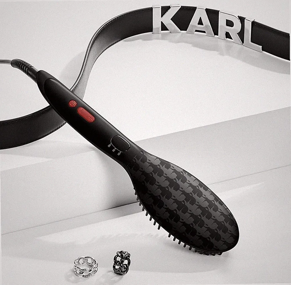 Rowenta X Karl Lagerfeld CF582L Glättbürste | Für Alle Haartypen *