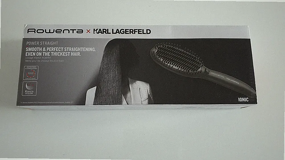 ROWENTA X KARL LAGERFELD CF582L GLÄTTBÜRSTE MIT IONEN FUNKTION NEU GLÄTTEISEN