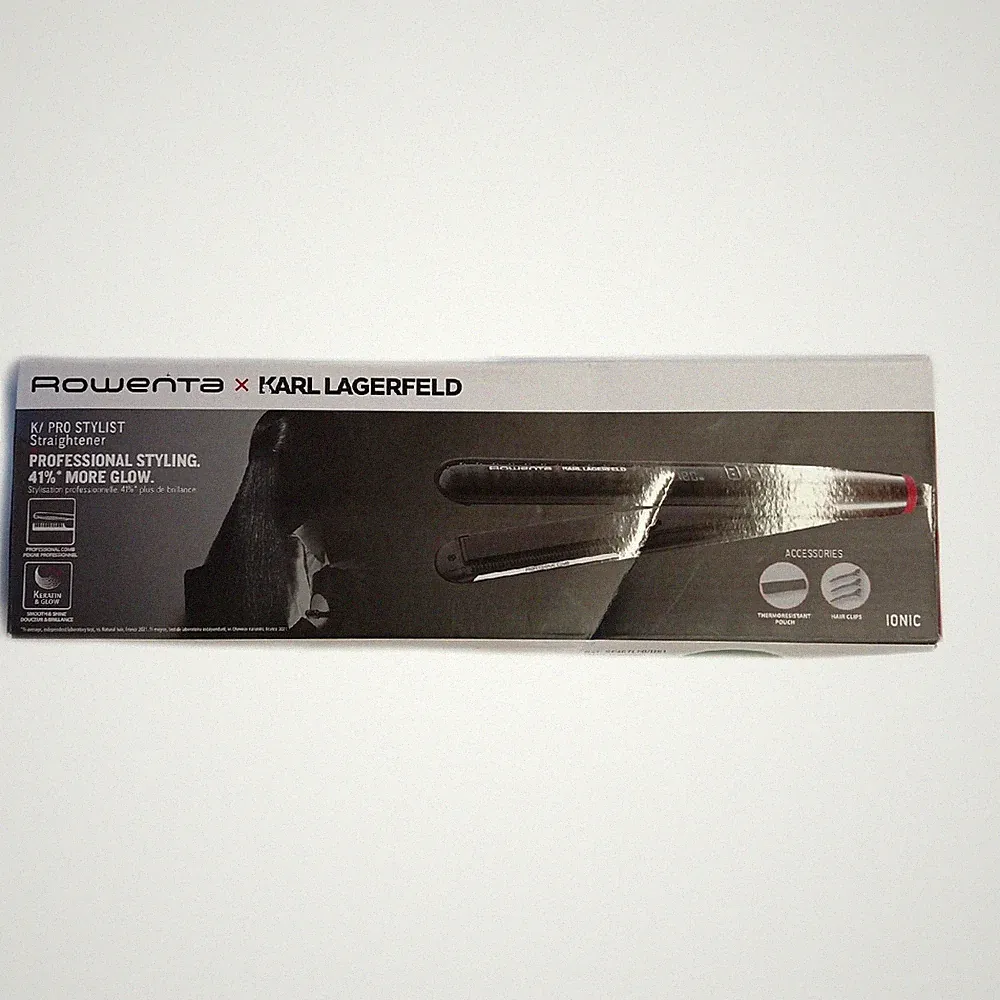 Rowenta x KARL LAGERFELD SF411L Extra Liss Haarglätter große Obe - Unvollständig