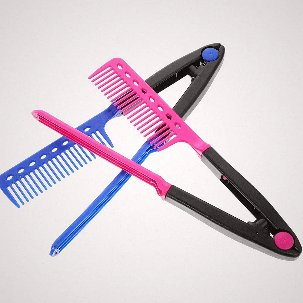 Set of 3 Glätteisen Kämmen Professioneller Friseurkamm Haarkamm Glätten