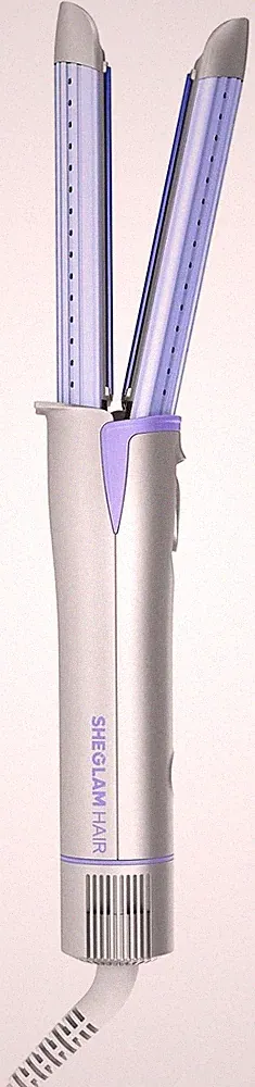 SHEGLAM Kaltluft Glätteisen Kamm 360° Luftstrom Styler Lockenstab Haarglätter