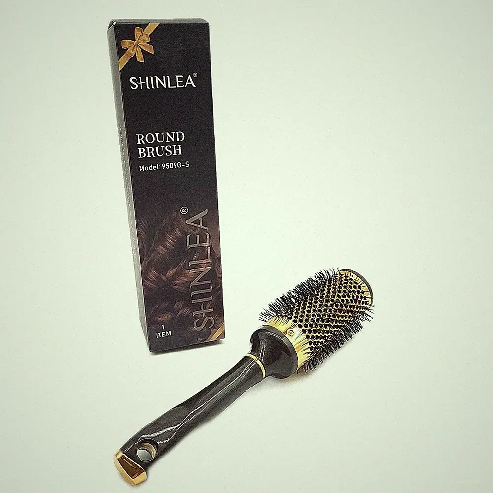 SHINLEA Haarbürste Rund Haarpflege 43 mm Nylon Aluminium Profi Styling Locken