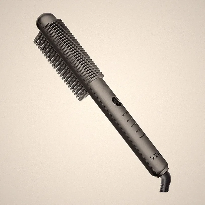 SOLEIL Haarstylingkamm SCHWARZ LOCKEN & GLÄTTET UVP 355£