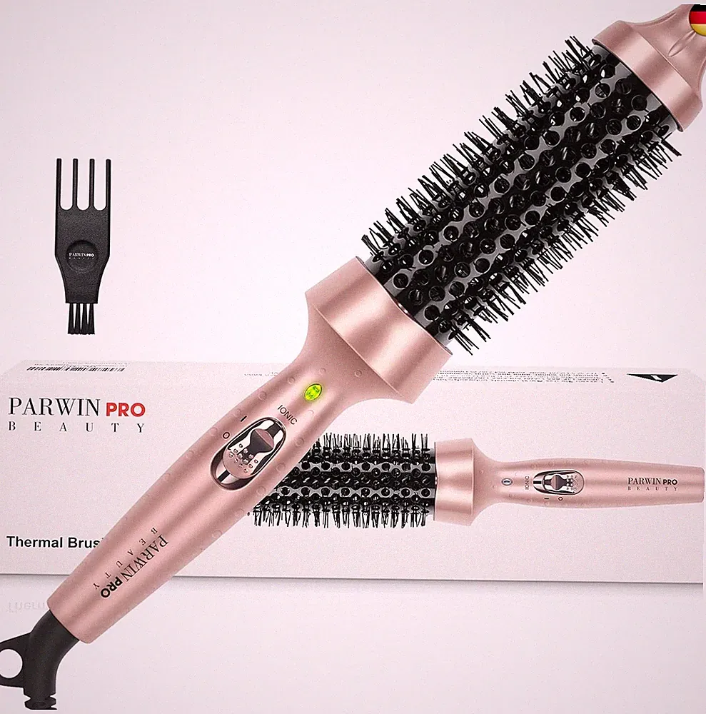 Thermal Brush Lockenbürste 35mm mit Heizung Keramik Turmalin Glätteisen Lockenst