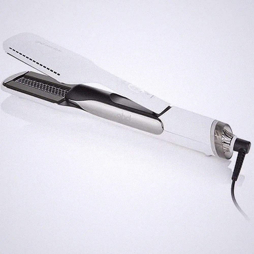 Trocknender Haarglätter 2-in-1 ghd Haarglätter mit langsamen Bewegungen über das