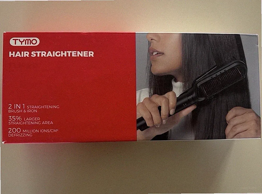 TYMO Hair Straightener Flipro Comb 2in1 Brush&Iron.