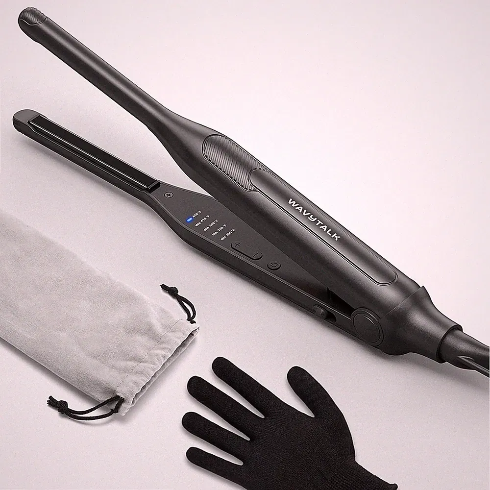 Wavytalk Bleistift Glätteisen, 3/10" kleines Eisen für kurze Haare, Pixie Cut und Pony