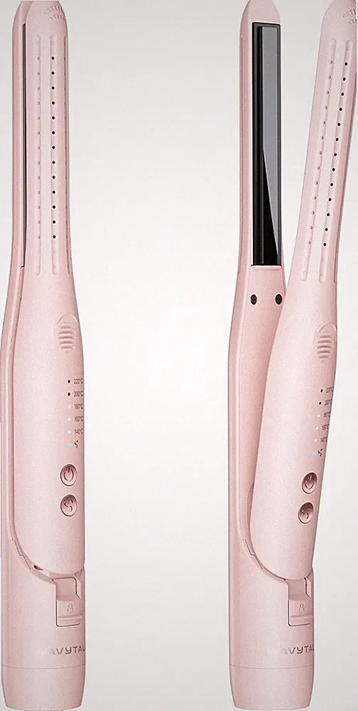 wavytalk Cool Curl Pencil Glätteisen Lockenstab 360° Kühlluft 220°C Rosa 110-240