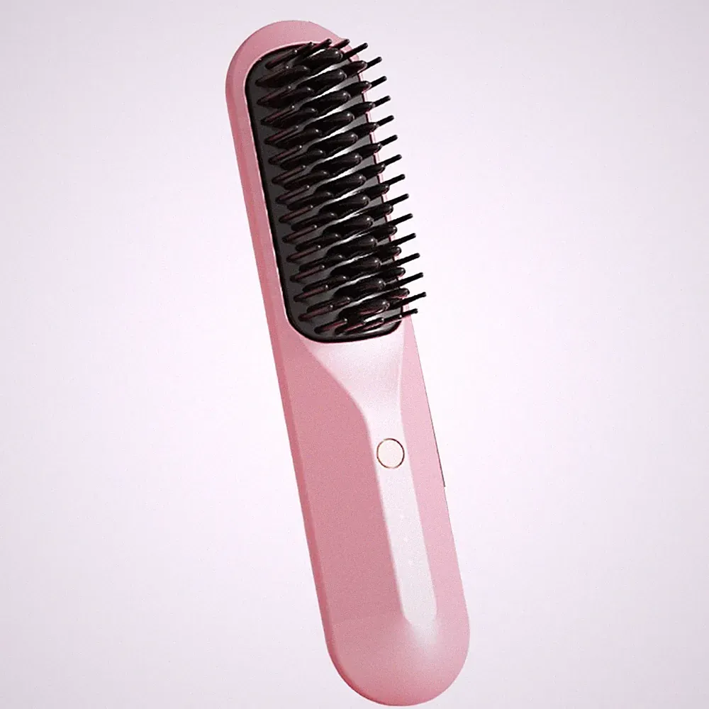 Wiederaufladbarer Heißkamm, Kabellose Haarbürste, Glätteisen, Hitzepresskäm3108
