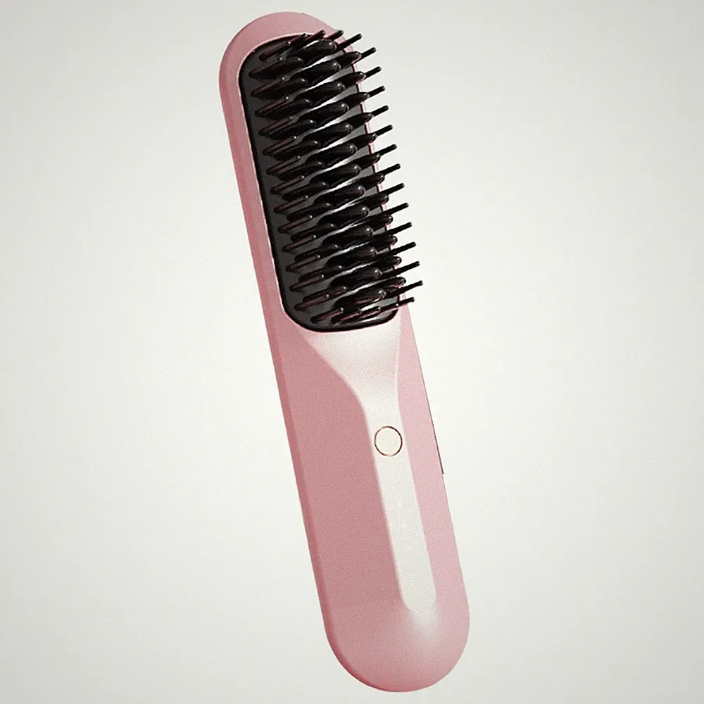 Wiederaufladbarer Heißkamm, Kabellose Haarbürste, Glätteisen, Hitzepresskäm9107
